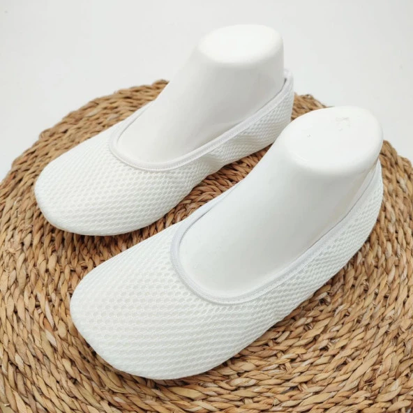 Beyaz Renk Hac Ve Umre Babeti Kaymaz Taban Erkek - 5