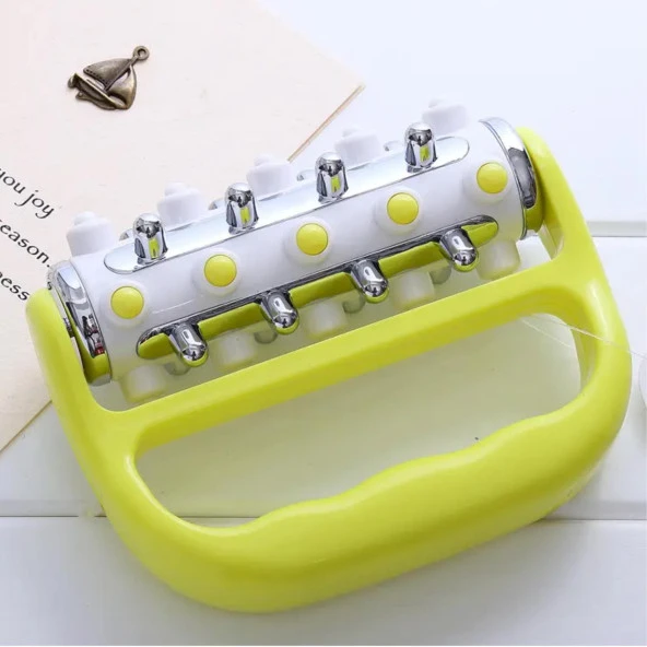 Metal Silindir Selülit Masaj Roller - Resim 3