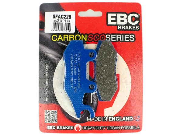 Ebc Sfac228 2018 Kymco Agility 16+ 125i Uyumlu Arka Fren Balatası Karbon Balata ürün görseli 1