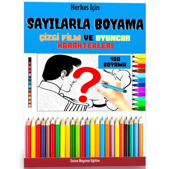 Herkes İçin Sayılarla Boyama Kitabı (Disney Karakterleri)