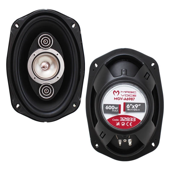 MAGICVOICE TS-A6987 6 X 9 OVAL OTO HOPARLÖR 1000 WATT/ 1800 W (MGV-A6987 - 600 WATT) (4353) - 2