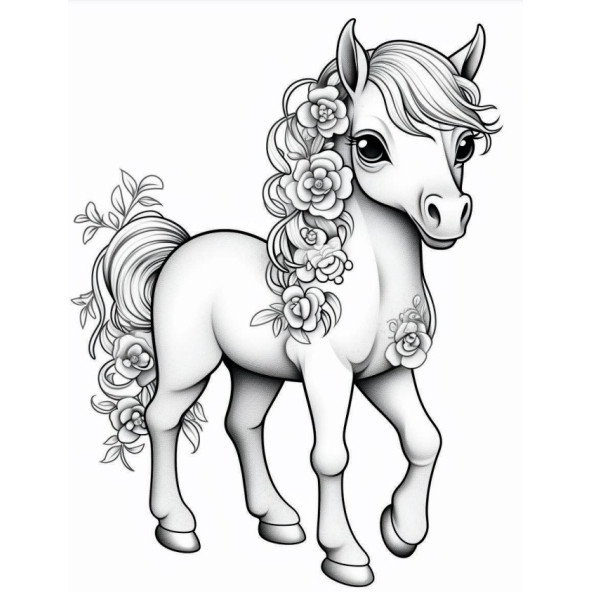 Sevimli Çiftlik Hayvanları Boyama Kitabı (3 Boyutlu) - Resim 2