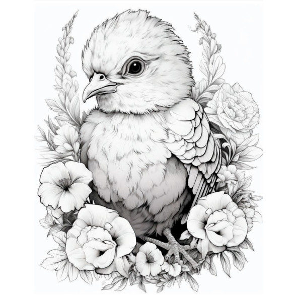 Sevimli Çiftlik Hayvanları Boyama Kitabı (3 Boyutlu) - Resim 3