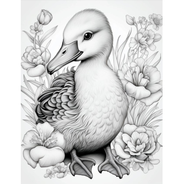 Sevimli Çiftlik Hayvanları Boyama Kitabı (3 Boyutlu) - Resim 4