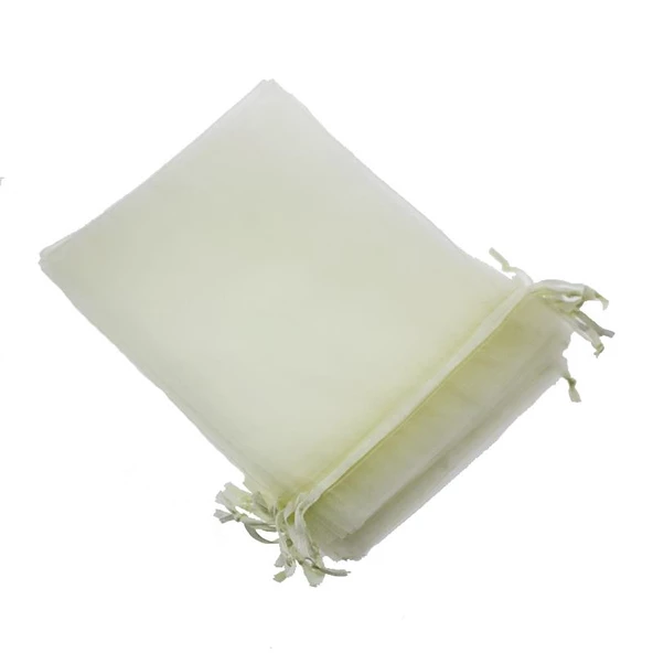 25 Adet 14x19cm Düz Organze Kese - 7