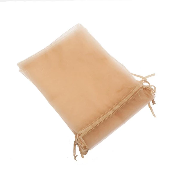 25 Adet 14x19cm Düz Organze Kese - 6