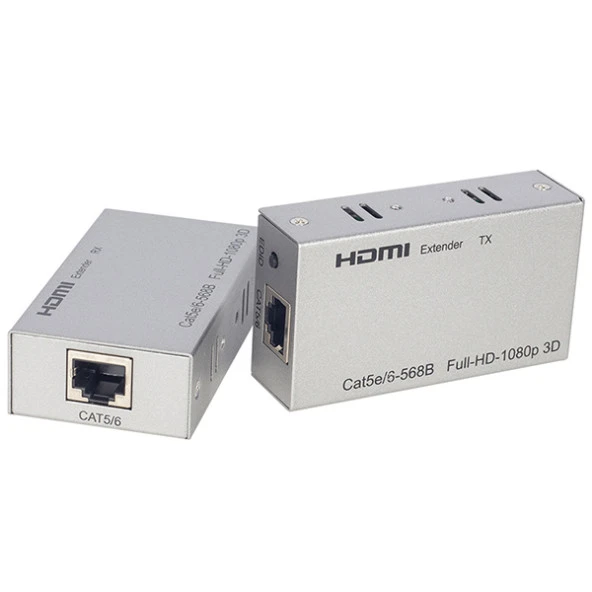 HYTECH HY-HDEX60 HDMI CAT6 60 METRE UZATICI EXTENDER (4353)