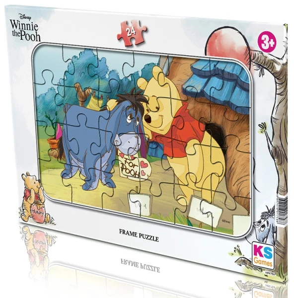 KS Puzzle 24 Parça Winnie The Pooh Frame Puzzle