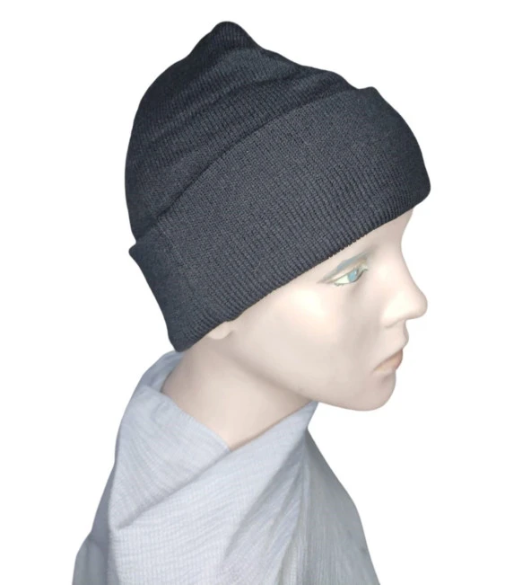 Unisex Sonbahar Kış Dış Mekan Triko Yün Şapka Bere - 3