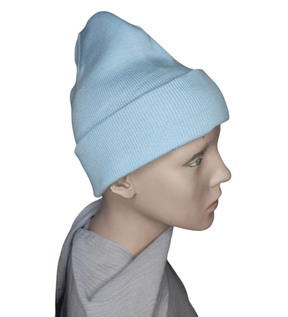 Unisex Sonbahar Kış Dış Mekan Triko Yün Şapka Bere - 4