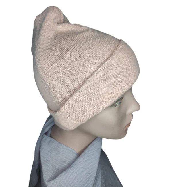 Unisex Sonbahar Kış Dış Mekan Triko Yün Şapka Bere - 6