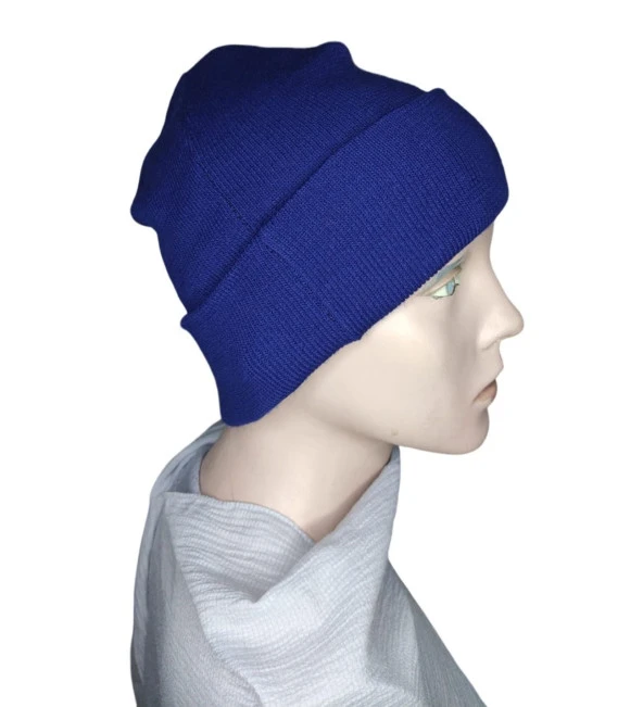 Unisex Sonbahar Kış Dış Mekan Triko Yün Şapka Bere - 9