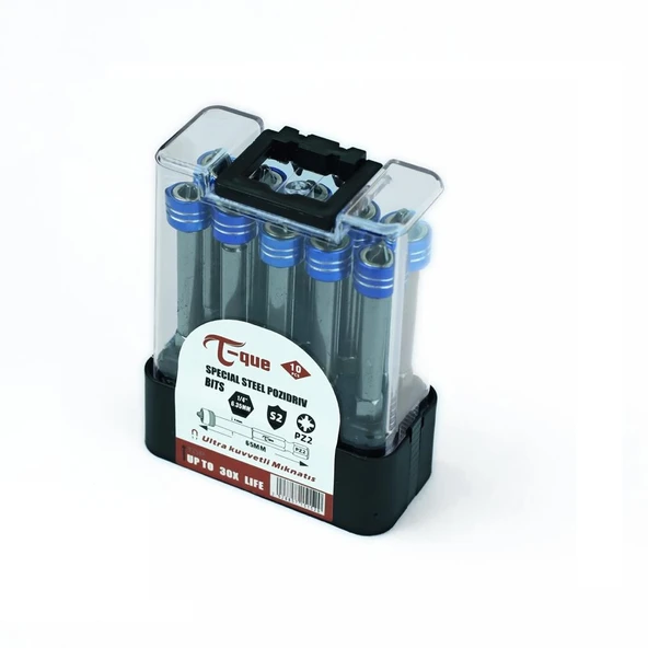 T-Que Single Yıldız Mıknatıslı Philips Bits Uç-Ucu PH2x65mm - 2