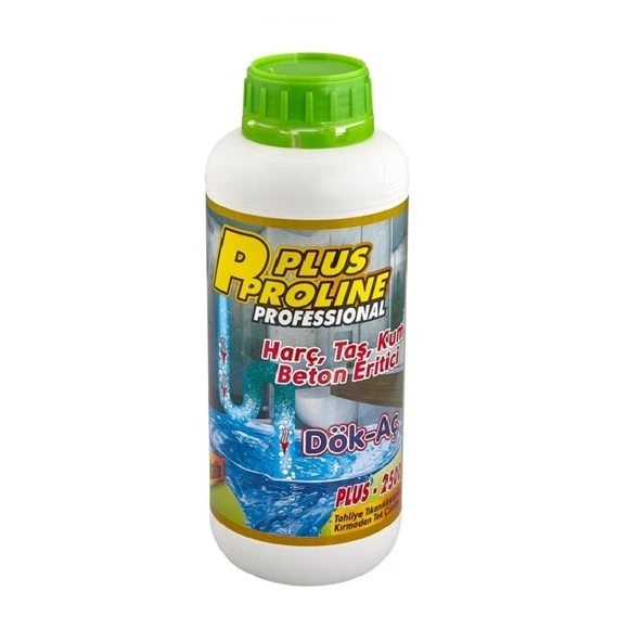 Plus Proline Lavabo-Wc-Banyo Açma/Açıcı Dök Aç Harç Beton Eritici 1000gr