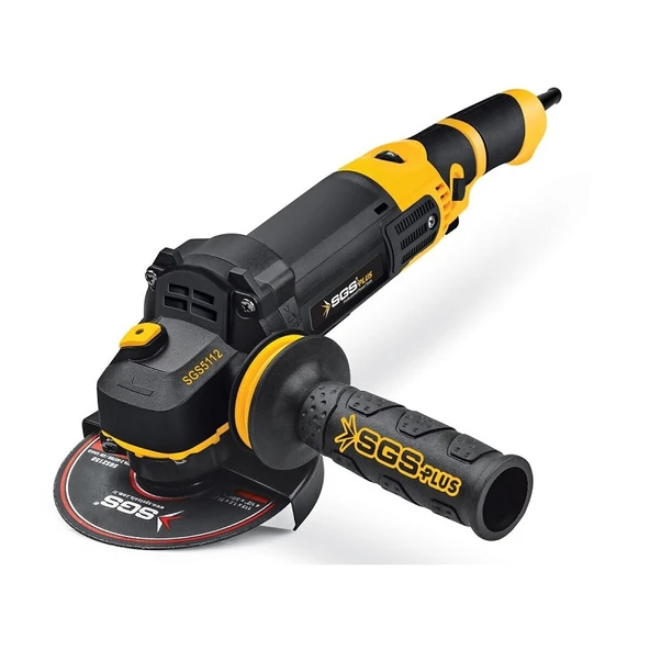 SGS Avuç Taşlama Makinesi Devir Ayarlı 125mm 1100W ürün görseli 1