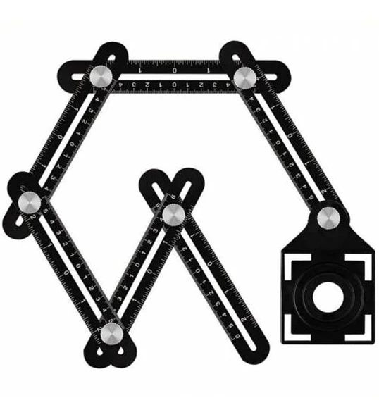 SGS Şablon Cetveli 6 Açılı - Resim 2