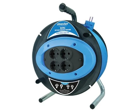 Makaralı Uzatma Kablo Ultra 3x2.5-40mt