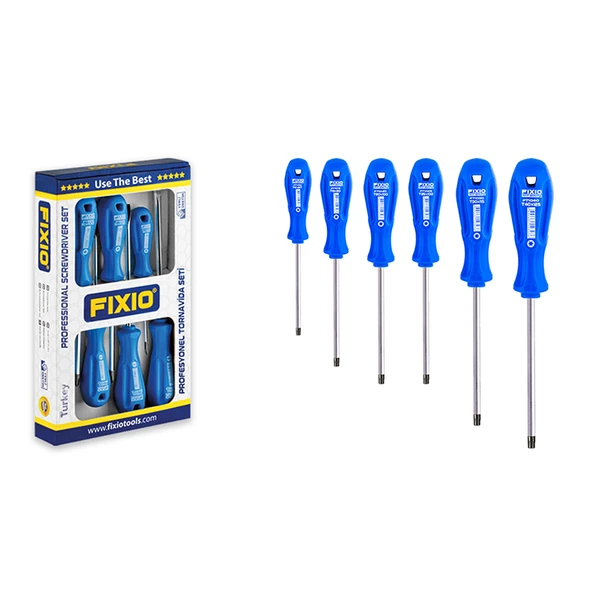 Fixio Torx Tornavida Takımı 6 Parça