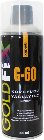 Goldfix GD-60 Yağlayıcı Sprey 200ml ürün görseli