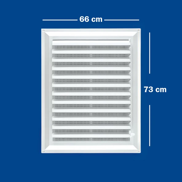 Güloğlu Panpen Plastik Menfez Panjur 66x73cm - Resim 2