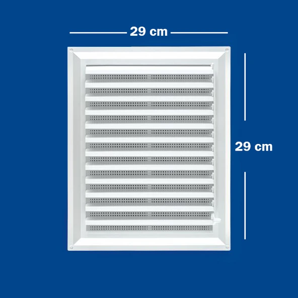 Güloğlu Panpen Plastik Menfez Panjur 29x29cm - Resim 2