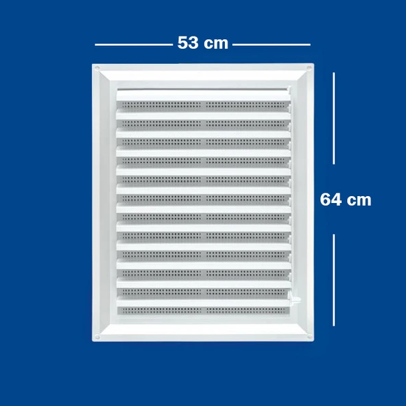 Güloğlu Panpen Plastik Menfez Panjur 53x64cm - Resim 2