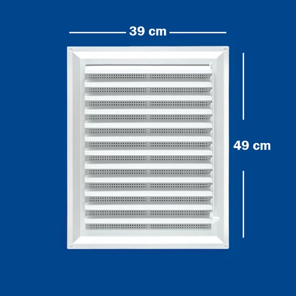 Güloğlu Panpen Plastik Menfez Panjur 39x49cm - Resim 2
