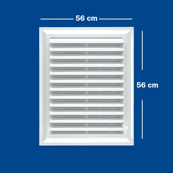 Güloğlu Panpen Plastik Menfez Panjur 56x56cm - Resim 2