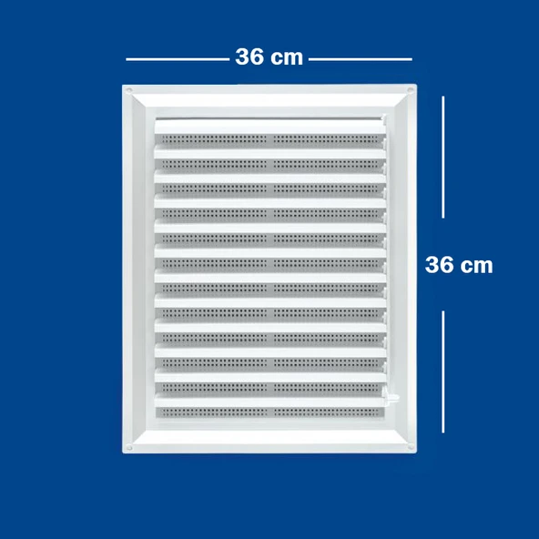 Güloğlu Panpen Plastik Menfez Panjur 36x36cm - Resim 2