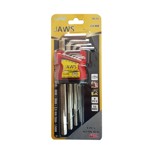 Eltos Jaws Alyan Seti 150mm 9'lu ürün görseli