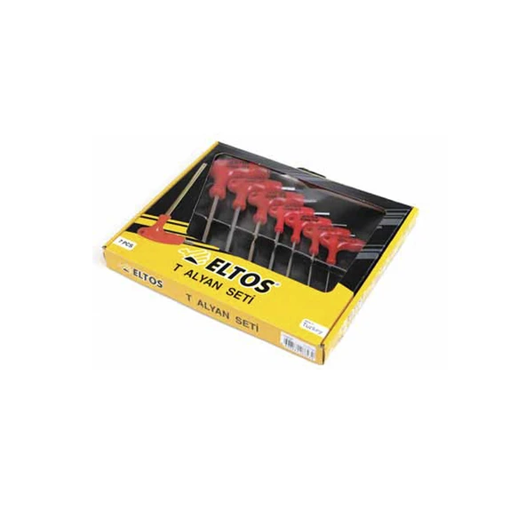 Eltos T Saplı Alyan Anahtar Seti 7li - Resim 2