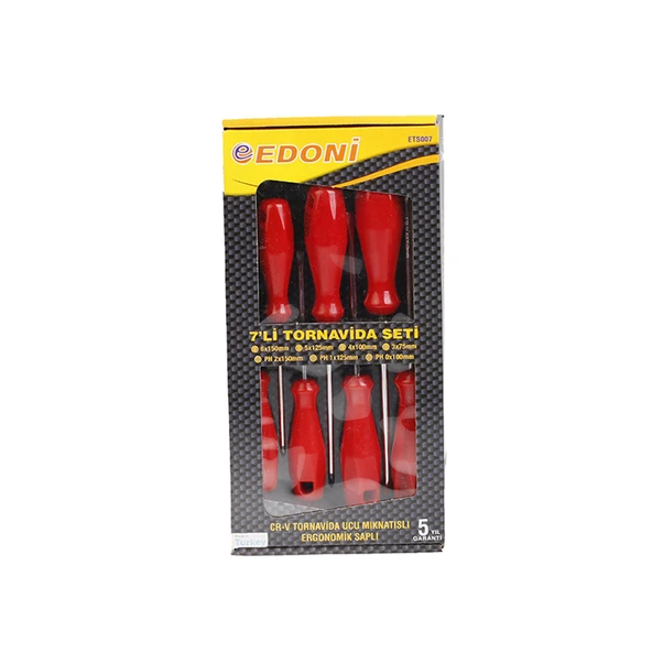 Edoni 7li Tornavida Seti ürün görseli