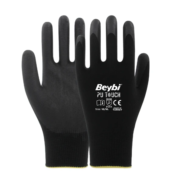 Beybi Pu Touch Poliüretan Eldiven 10 No - Resim 2