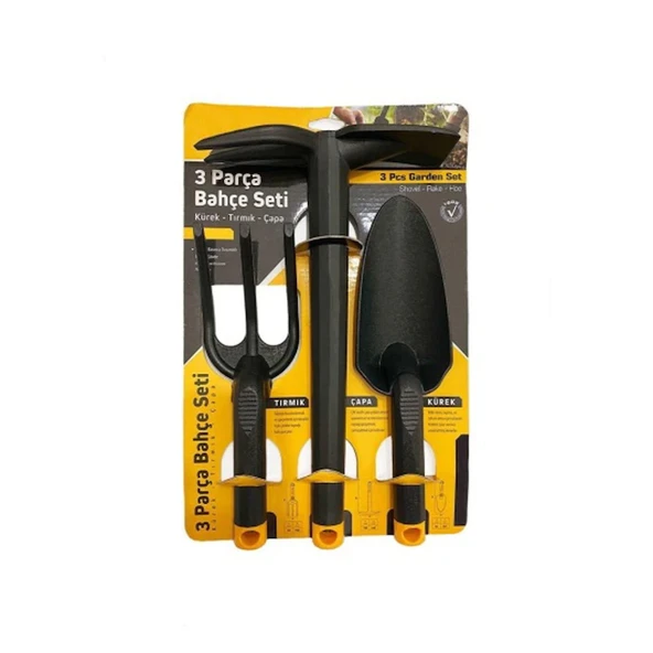 SGS Üçlü Bahçe Seti (Kürek-Çapa-Tırmık) - Resim 4