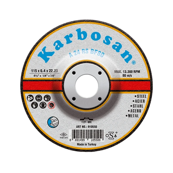 Karbosan Metal Taşlama Taşı 115x6.4x22.23 ürün görseli 1