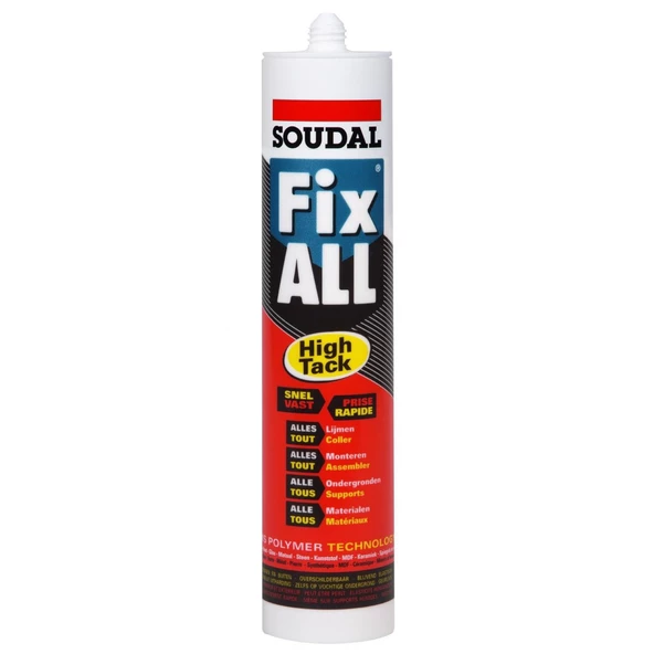 Soudal Fix All High Tack Korniş/Kornej Yapıştırıcı Beyaz 290ml