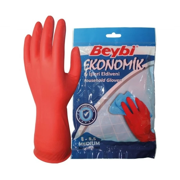 Beybi Lastik Eldiven 7-7,5 No - Resim 2