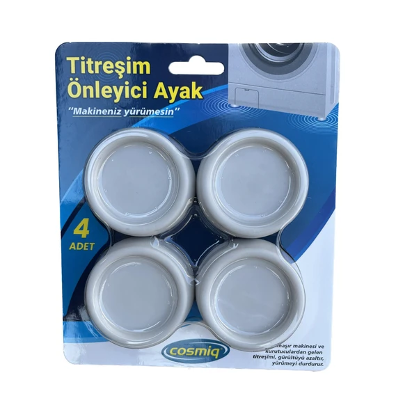 Çamaşır Makinesi Titreşim Önleyici Ayak 4 Lü