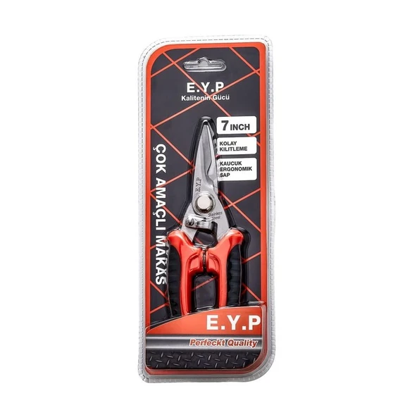 Eyp Sac Kesme Makası Çok Amaçlı Makas 7 INC - Resim 2