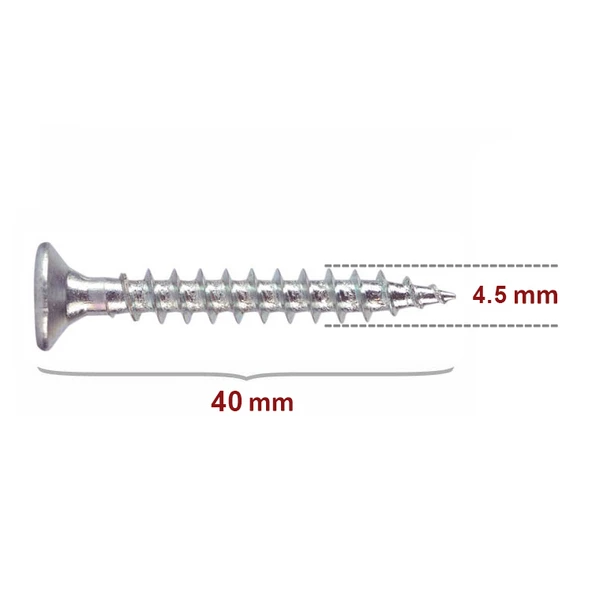 Sunta Vidası 4.5mm - Resim 2