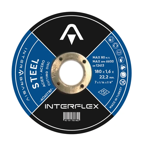 İnterflex Metal Kesici Taş 115x3.0x22.23 mm ürün görseli