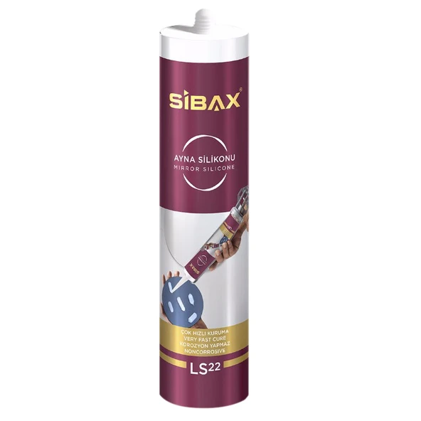 Sibax Ayna Silikonu Şeffaf 280ml