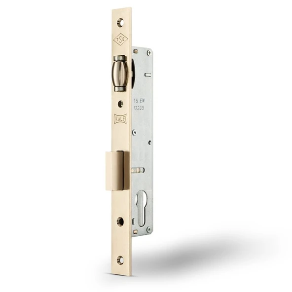 Kale 154 35mm Dar Makaralı kapı Kilidi barelli Nikel ürün görseli