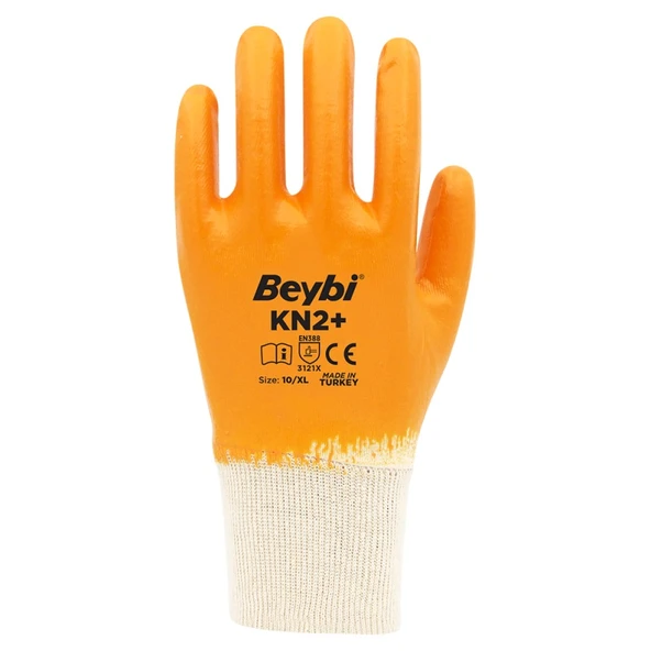 Beybi KN2+ Pamuklu Nitril Eldiven 10 No - Resim 2