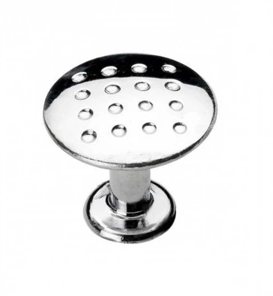 Noktalı Düğme Kulp Krom - 1