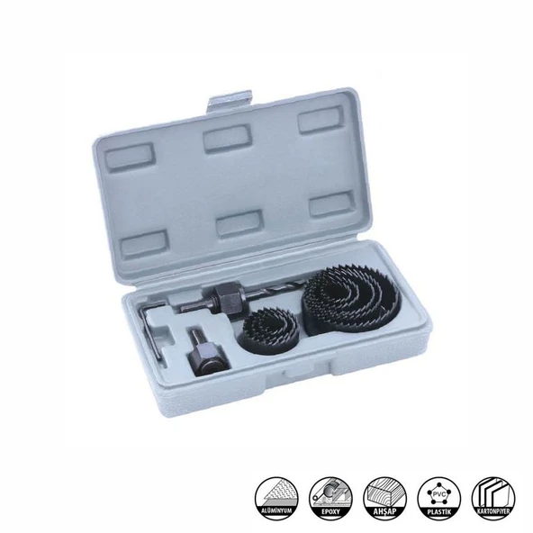 Buat Açma Panç Seti 11 Parça ürün görseli