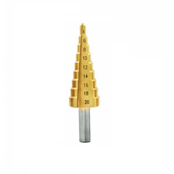Kademeli Delme Matkap Ucu Kozalak 4-20 mm ürün görseli