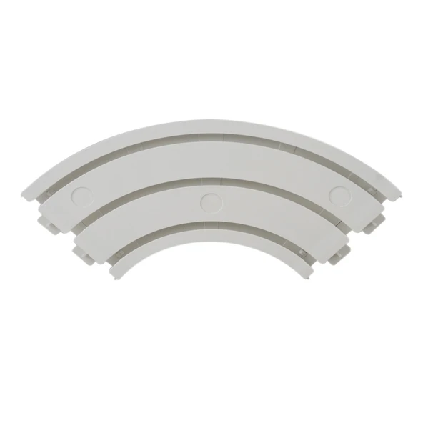 Perde Rayı Dönüşü Üçlü Korniş/Kornej 45 Derece