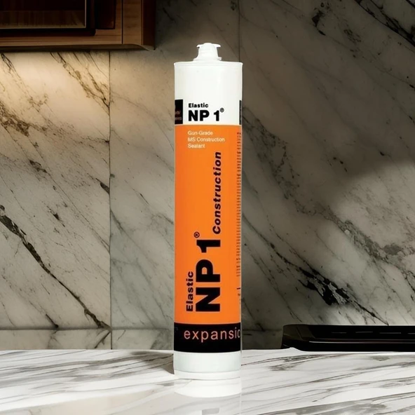 NP1 Ms Polimer Mastik 290ml Kristal Şeffaf - Resim 2