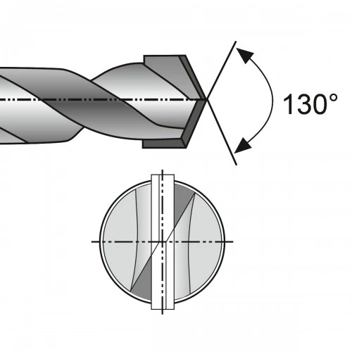Keil Elmas Beton Matkap Ucu 10mm - Resim 2